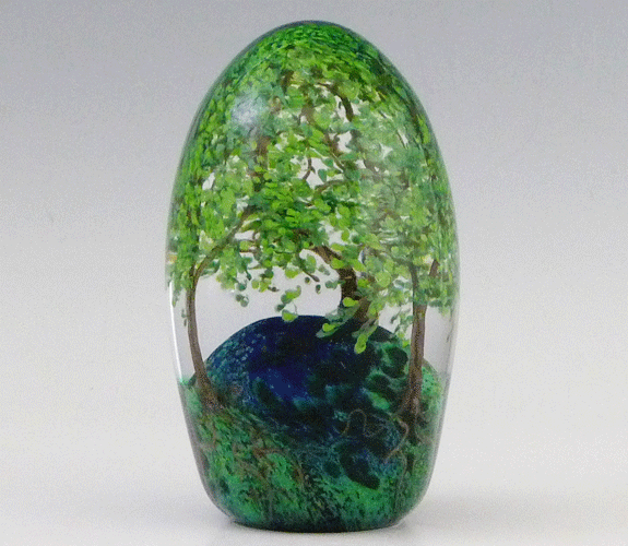 Cathy Richardson - Blown Glass Summer Trees